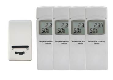 DP1500 Wi-Fi Weather Server USB Dongle incl. 4 x DP50/WH31A thermo-hygrometer wireless sensor